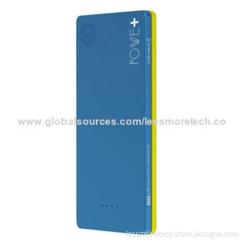 Dual USB power bank, 8,000mAh, super-slim designNew
